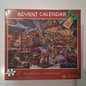 Advent Calendar 1008 Piece Puzzle New in Wrapped Box